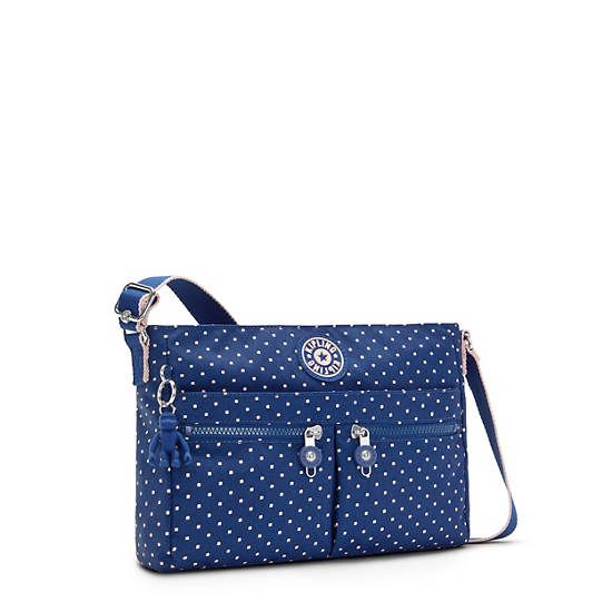 Bolsos Cruzados Kipling New Angie Printed Azules | MX 1200ZU